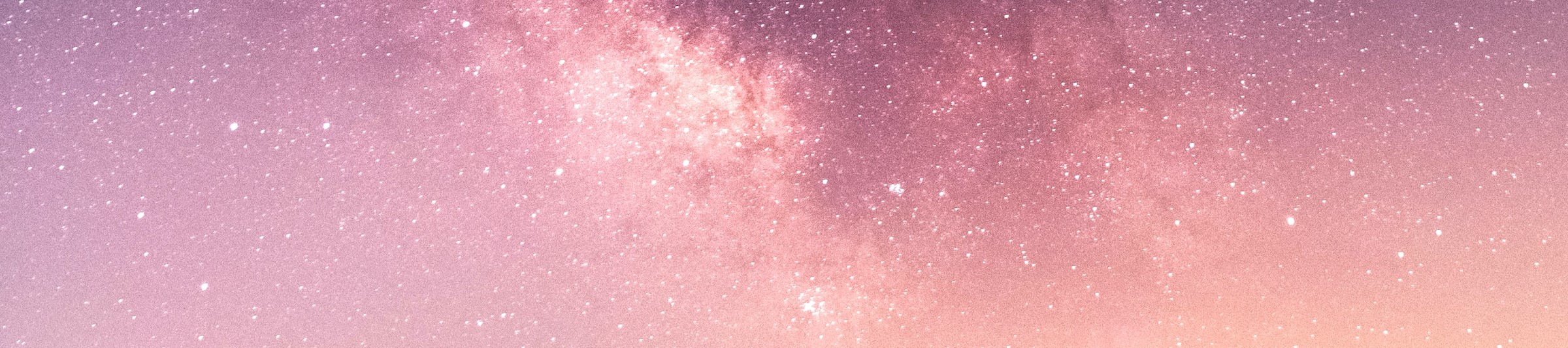 pink starry banner