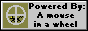 88x21 button powered by a mouse in a wheel
