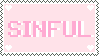 sinful stamp